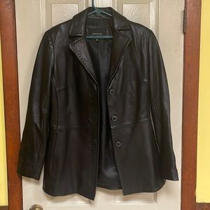 Leather Blazer